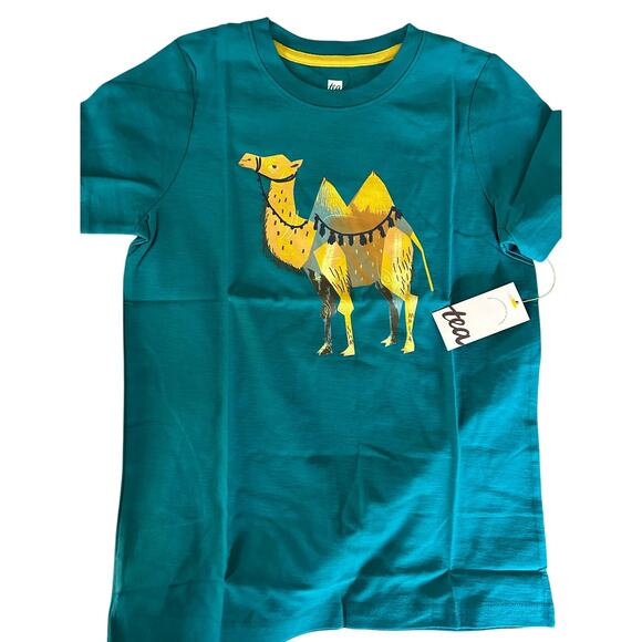 NEW Tea Collection camel Tee Shirt size 10 - Picture 1 of 2